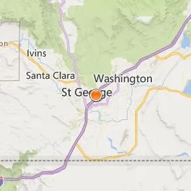 Utah Tech University Location Map - City View