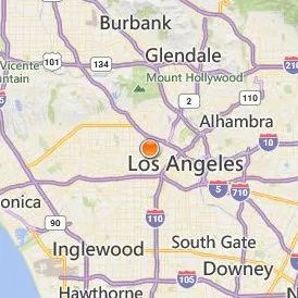Dongguk University Los Angeles Location Map - City View
