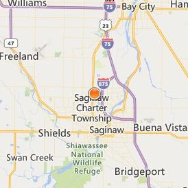 Dorsey Business Schools Saginaw Location Map - City View