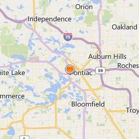 Dorsey Business Schools Waterford Pontiac Location Map - City View