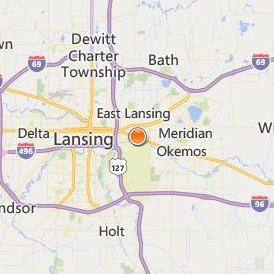 Douglas J Aveda Institute Location Map - City View