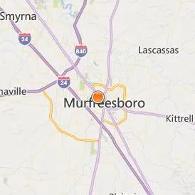 Hussian College Daymar College Murfreesboro Location Map - City View