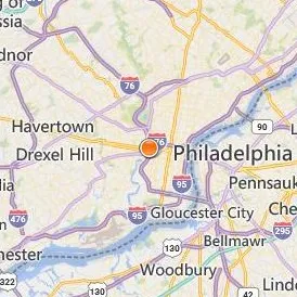 Drexel University Location Map - City View
