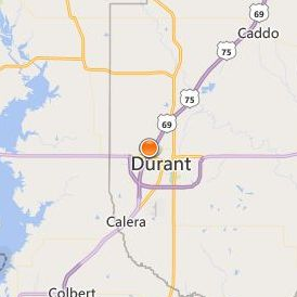 Durant Institute of Hair Design Location Map - City View