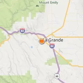 Eastern Oregon University Location Map - City View