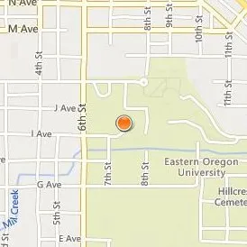 Eastern Oregon University Location Map - Street View
