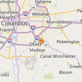Eastland Fairfield Career and Technical Schools Location Map - City View