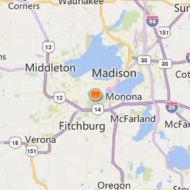 Edgewood College Location Map - City View