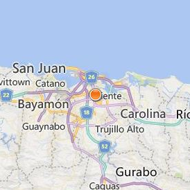 EDP Univeristy of Puerto Rico San Juan Location Map - City View