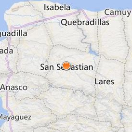 EDP University of Puerto Rico San Sebastian Location Map - City View
