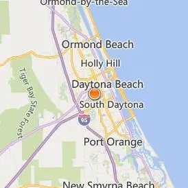 Embry Riddle Aeronautical University Daytona Beach Location Map - City View
