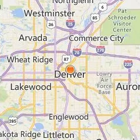 Emily Griffith Technical College Location Map - City View