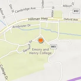 Emory & Henry College Location Map - Street View