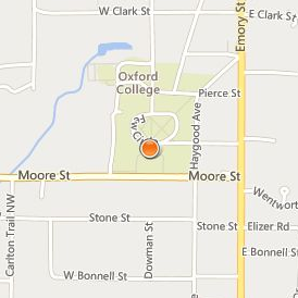 Emory University Oxford College Location Map - Street View