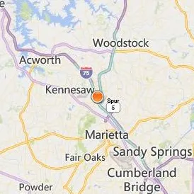 Empire Beauty School Kennesaw Location Map - City View