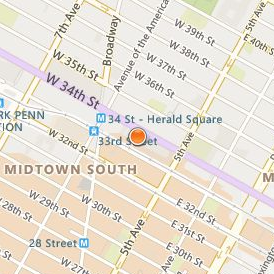 Empire Beauty School Manhattan Location Map - Street View