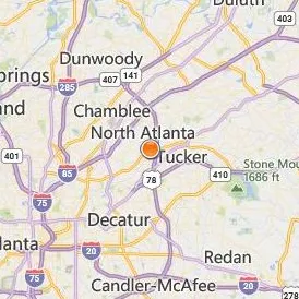 Empire Beauty School Northlake Location Map - City View