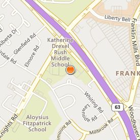 Empire Beauty School NE Philadelphia Location Map - Street View