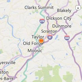 Empire Beauty School Wyoming Valley Location Map - City View