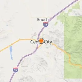 Evans Hairstyling College Cedar City Location Map - City View
