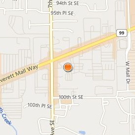 Evergreen Beauty and Barber College Everett Location Map - Street View