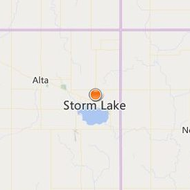 Faust Institute of Cosmetology Storm Lake Location Map - City View