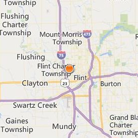 Flint Institute of Barbering Location Map - City View