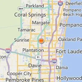 Florida Career College Lauderdale Lakes Location Map - City View