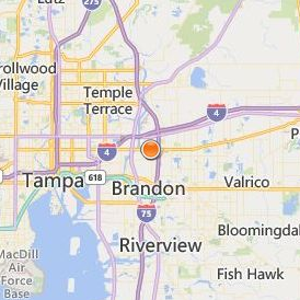 Florida Career College Tampa Location Map - City View