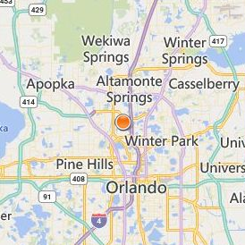 Florida Institute of Recording Sound and Technology Location Map - City View