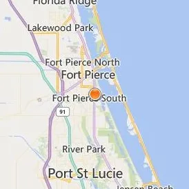Fort Pierce Beauty Academy Location Map - City View