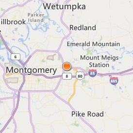 Fortis College Montgomery Location Map - City View