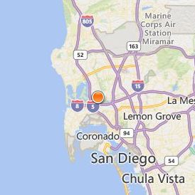 Franciscan School of Theology Location Map - City View