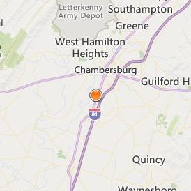 Franklin County Career and Technology Center Location Map - City View