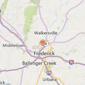 Frederick Community College Location Map - City View