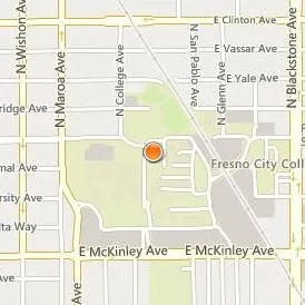 Fresno City College Location Map - Street View