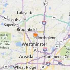 Front Range Community College Location Map - City View