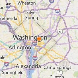 Gallaudet University Location Map - City View