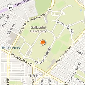 Gallaudet University Location Map - Street View