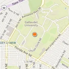 Gallaudet University Location Map - Street View
