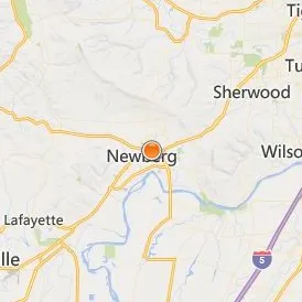 George Fox University Location Map - City View