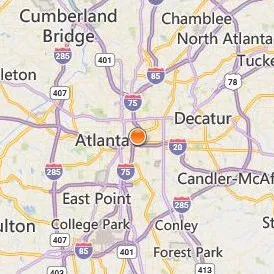 Georgia State University Perimeter College Location Map - City View