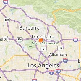 Glendale Career College Location Map - City View