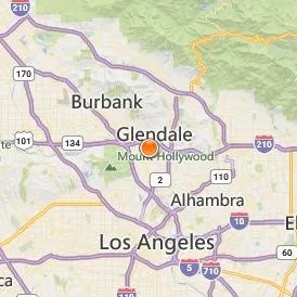 Glendale Career College Location Map - City View