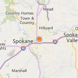 Gonzaga University Location Map - City View