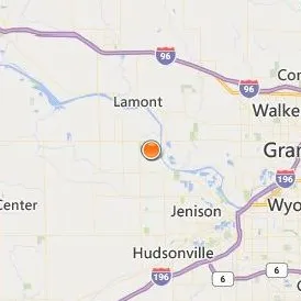 Grand Valley State University Location Map - City View