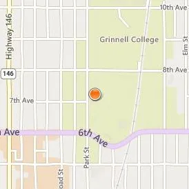 Grinnell College Location Map - Street View