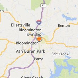 Tricoci University of Beauty Cuture Bloomington Location Map - City View