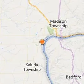 Hanover College Location Map - City View