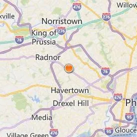 Harcum College Location Map - City View